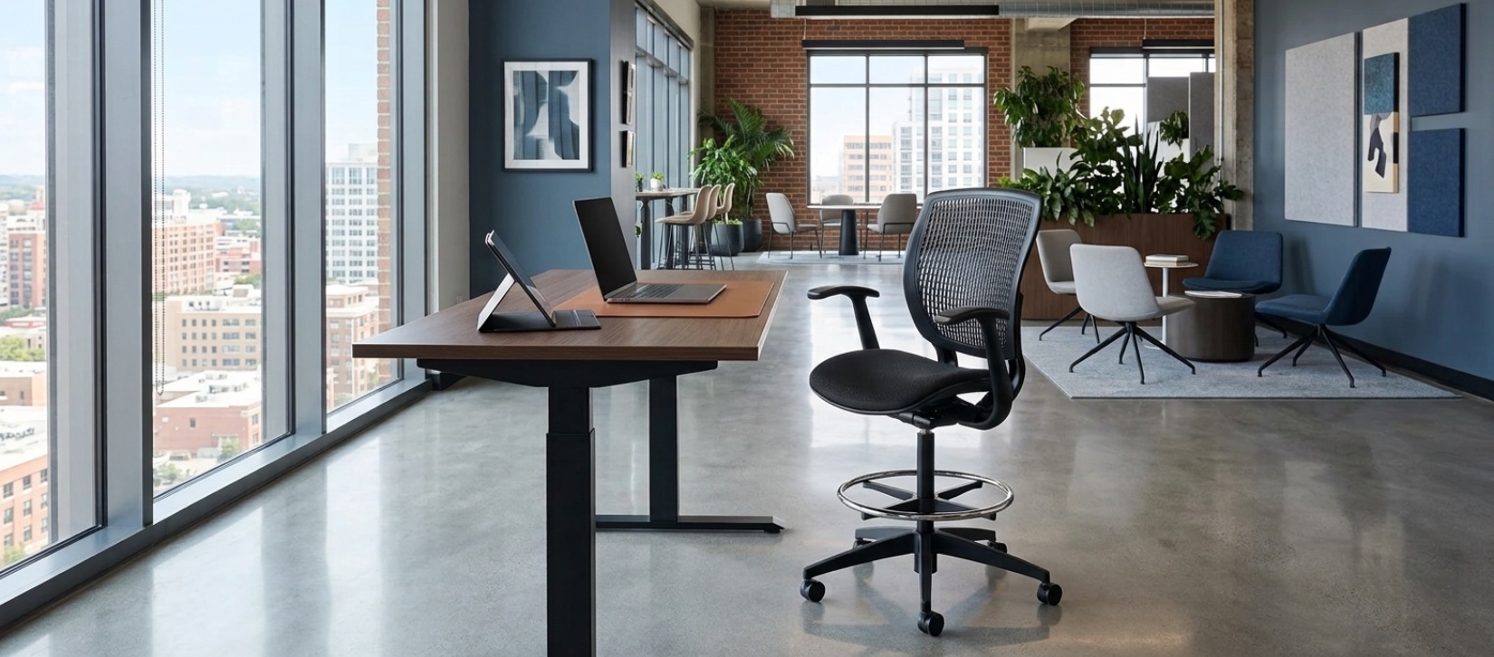 Global Roma Mesh Task Chair - Honeycomb Polypropylene Medium Back Armchair (1898)