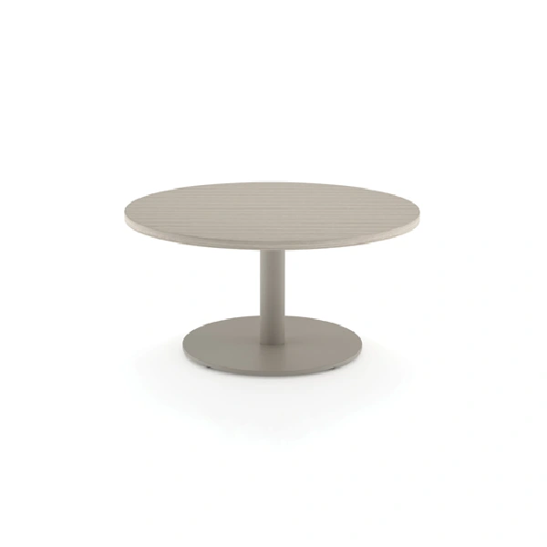 Global Swap Taupe Round Coffee Table