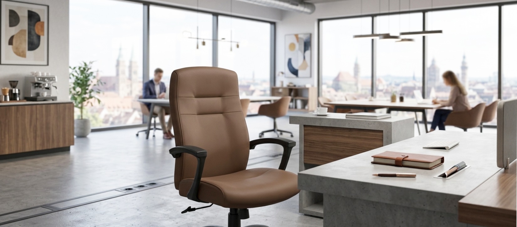 Global Synopsis High Back Upholstered Desk Chair