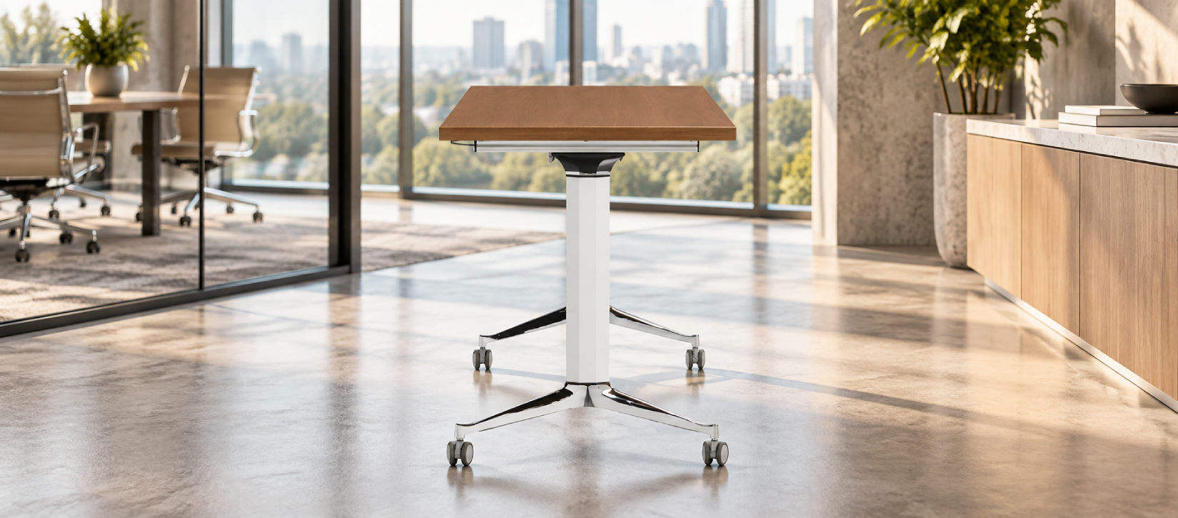 Global Terina Mobile Folding Table