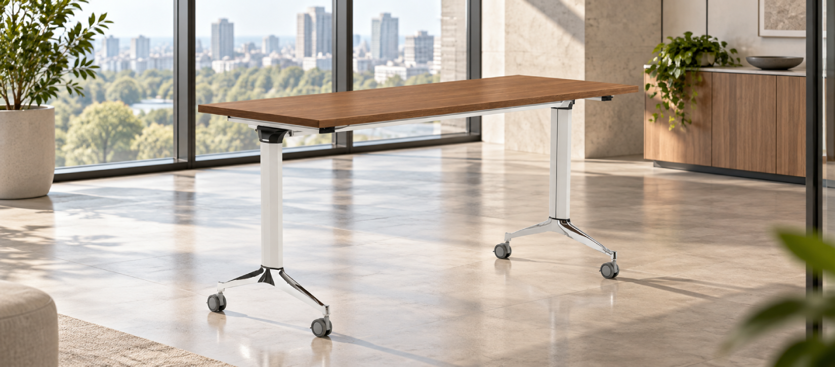 Global Terina Mobile Folding and Nesting Table