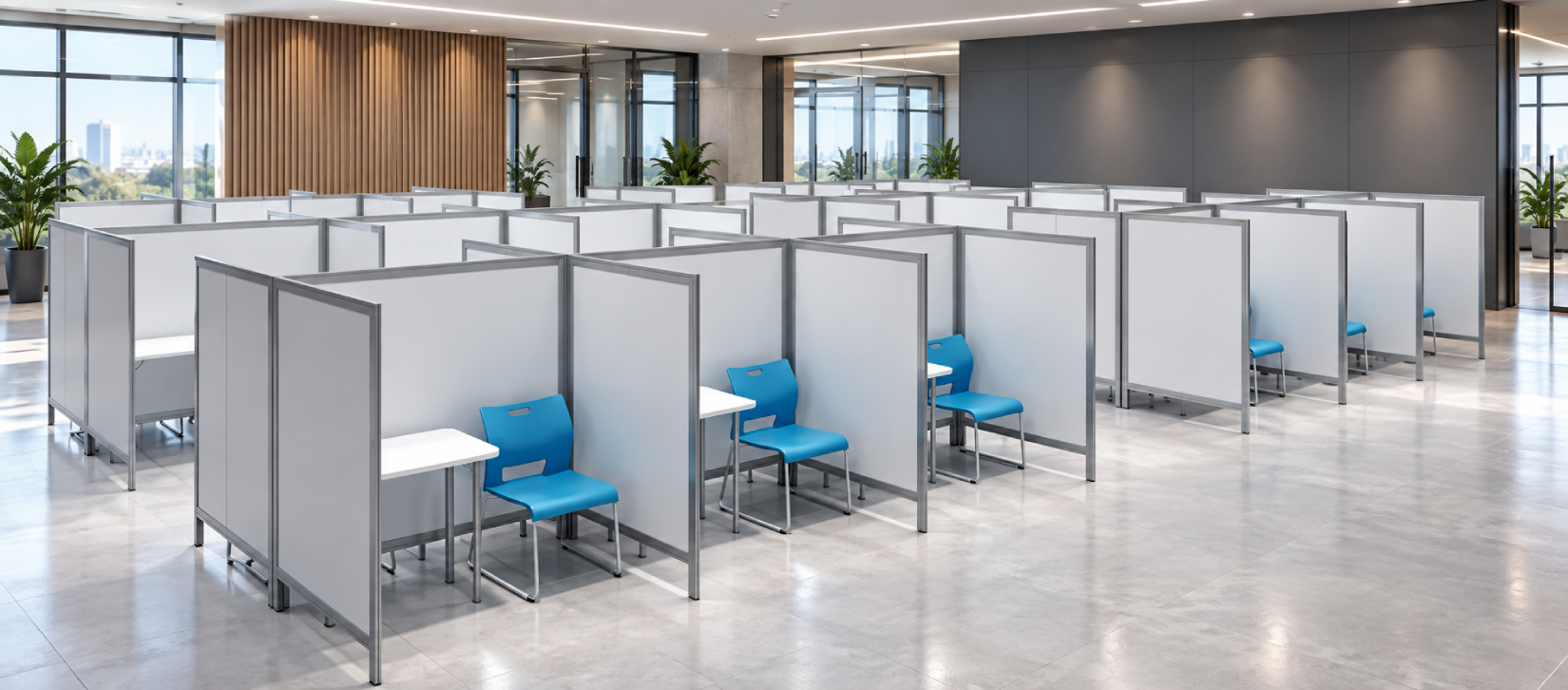 Global Universal Room Divider Privacy Panels Large Workspace Layout