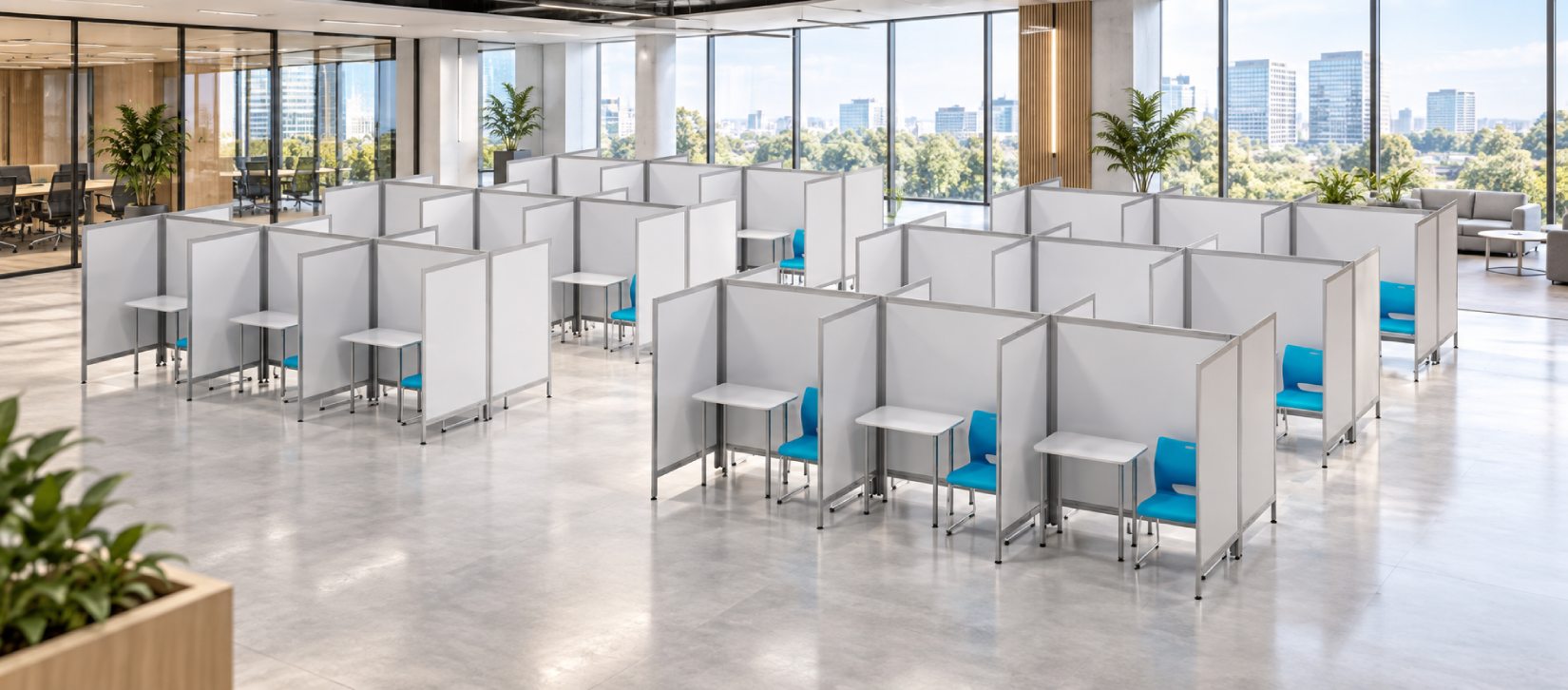 Global Universal Room Divider Privacy Panels Modular Workspace