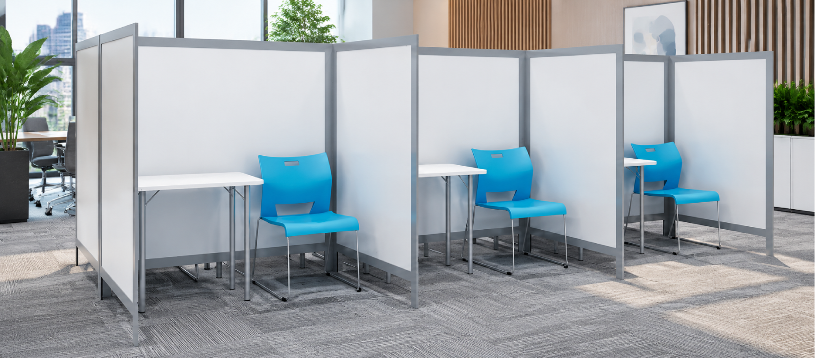 Global Universal Room Divider Privacy Panels Workstation Configuration