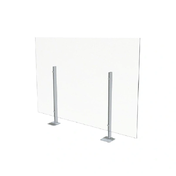 Global Wellness Clear Health Screen with Outward Feet-product