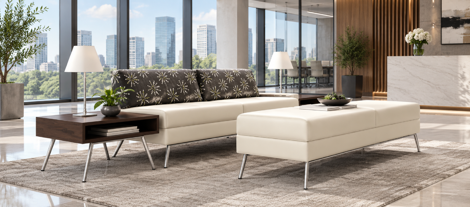 Global Wind Linear Occasional Table - Bridge Corner Right (3881R)
