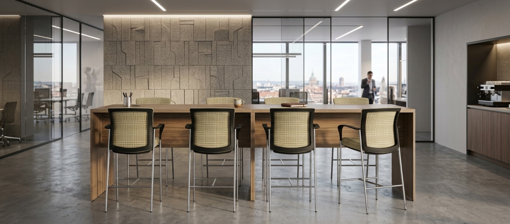 Global Zira Rectangular Meeting Table