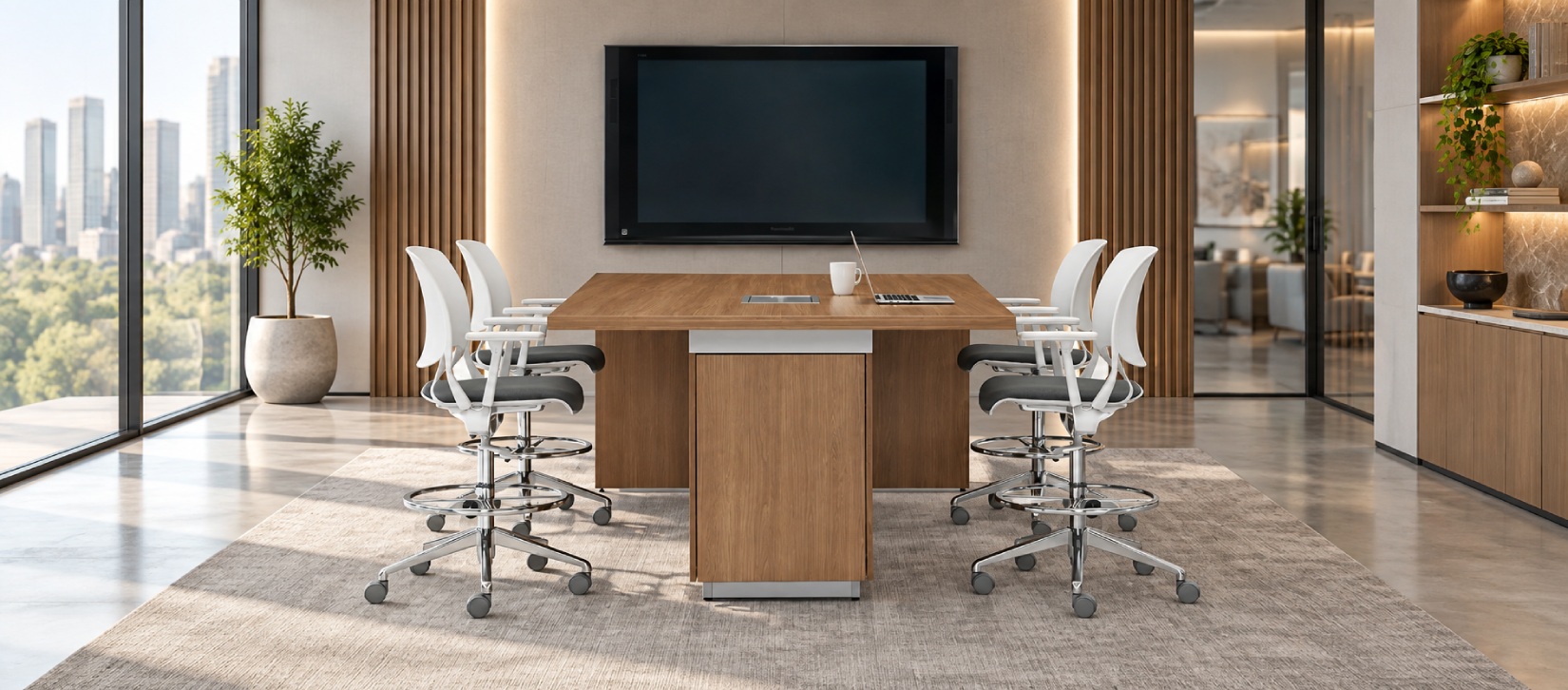 Global Zira Standing Height Media Conference Table