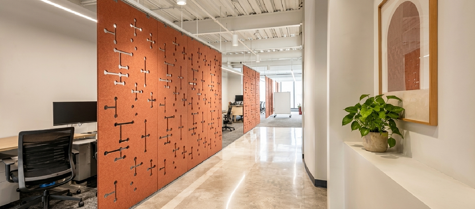 Glyd Felt Room Dividers - DNA