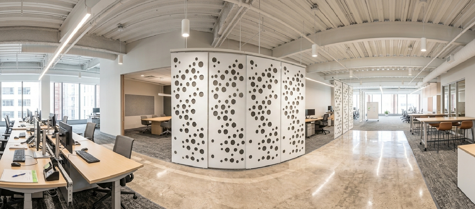 Glyd Felt Room Dividers - FLOAT
