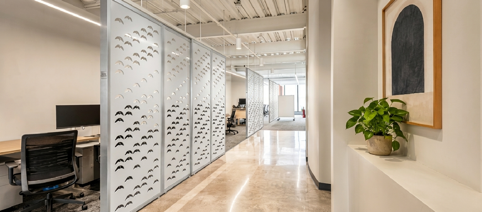 Glyd Felt Room Dividers - FLOCK