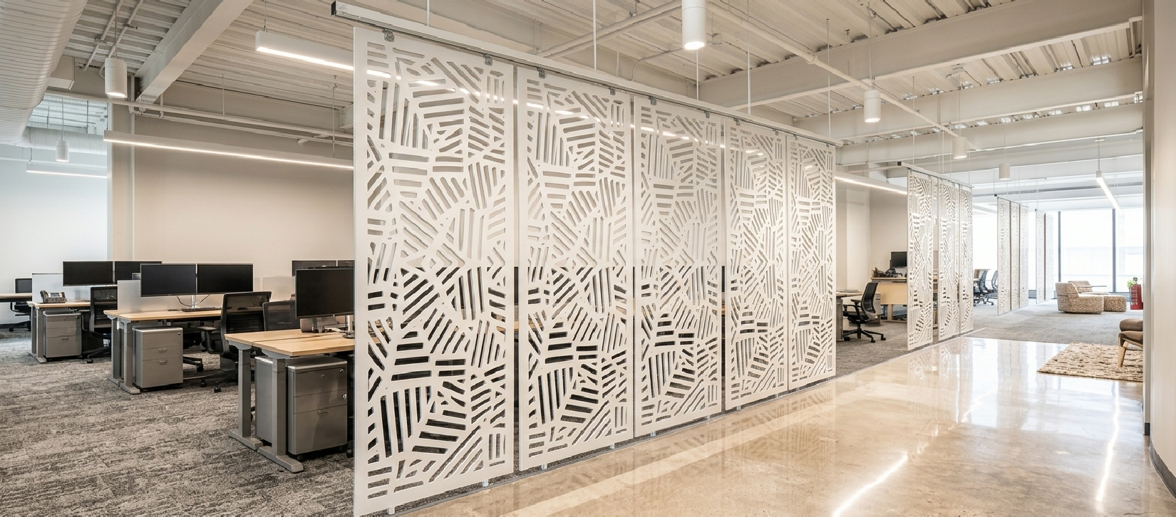 Glyd Felt Room Dividers - JEAN