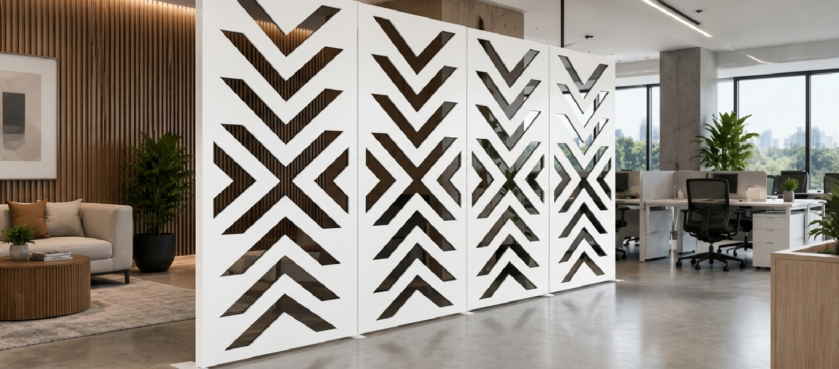 Glyd Felt Room Dividers - SANTA FE