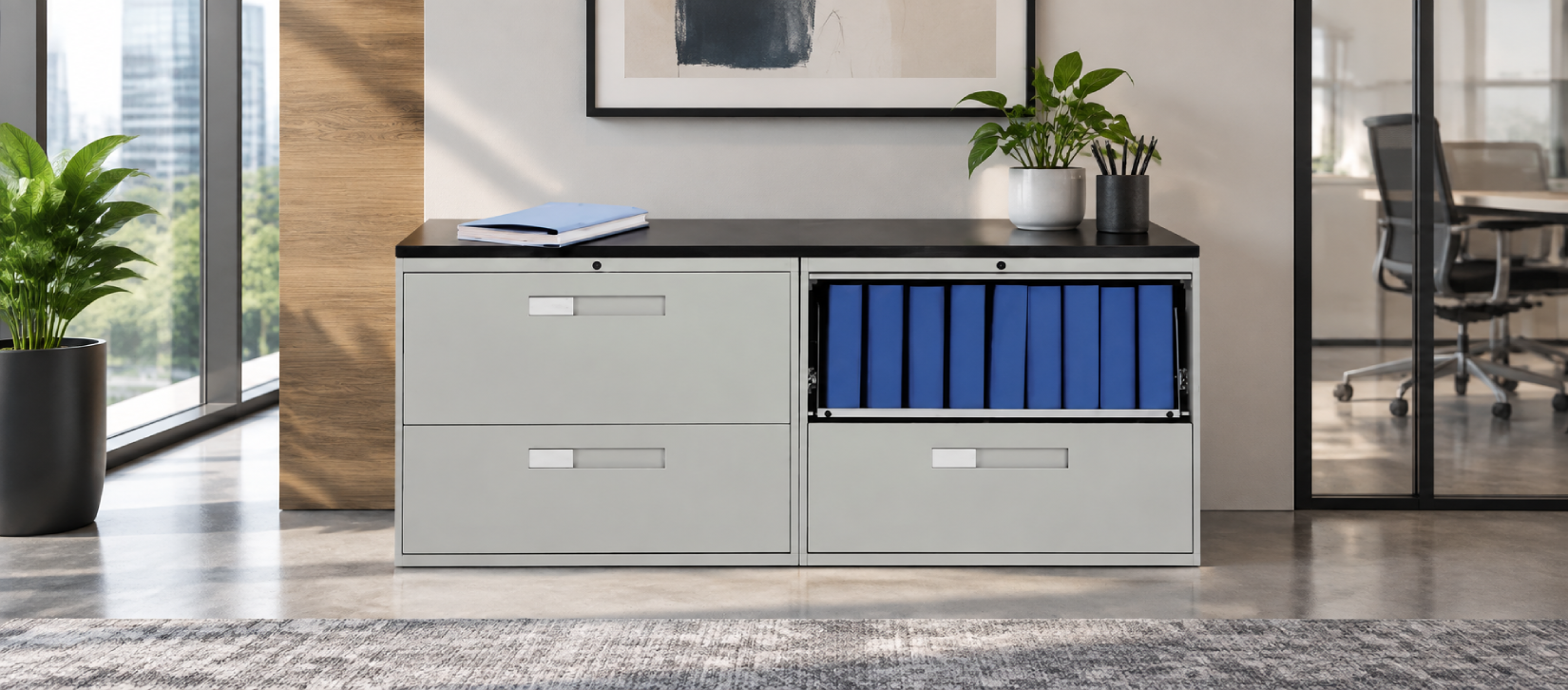 Horizontal Lateral File Storage Cabinet
