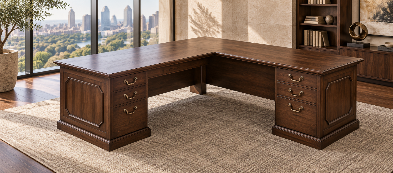 Indiana Arlington Modular Veneer Office Desk