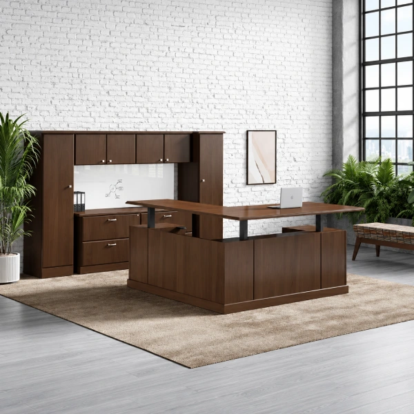 Indiana Arlington Contemporary Veneer Desk-product
