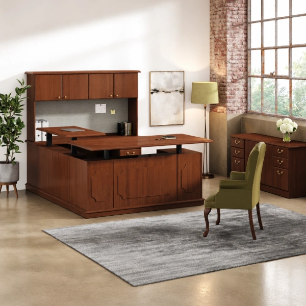 Indiana Arlington Executive Veneer Desk-product