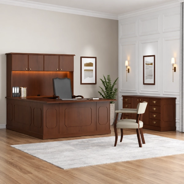 Indiana Arlington Modern Veneer Desk