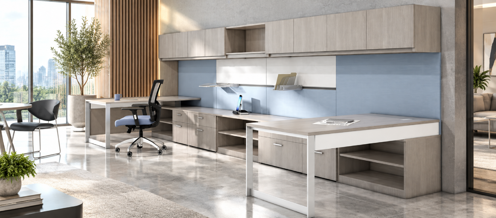 Indiana Canvas Modern Laminate Desk