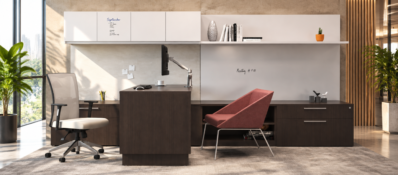 Indiana Canvas Modular Office Desk