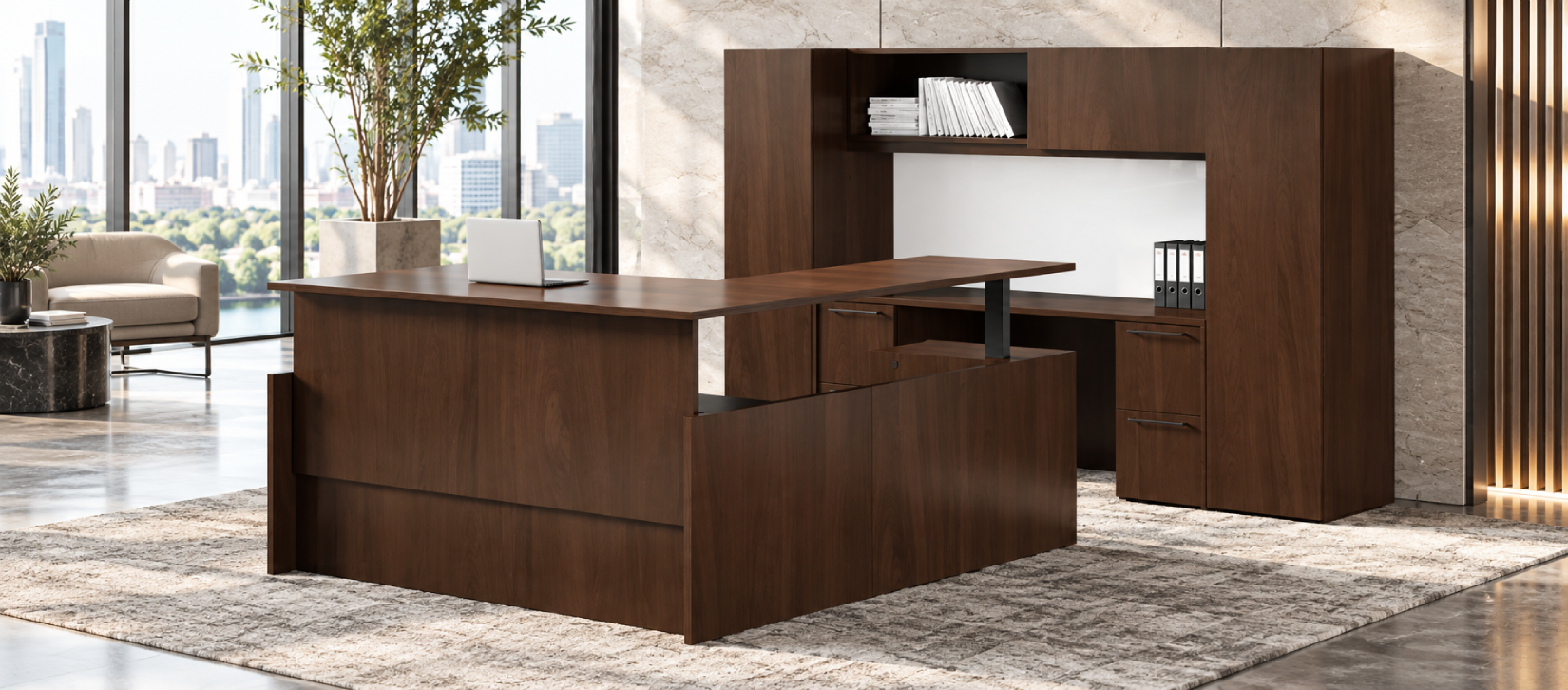 Indiana Ergonomic Laminate Workstation