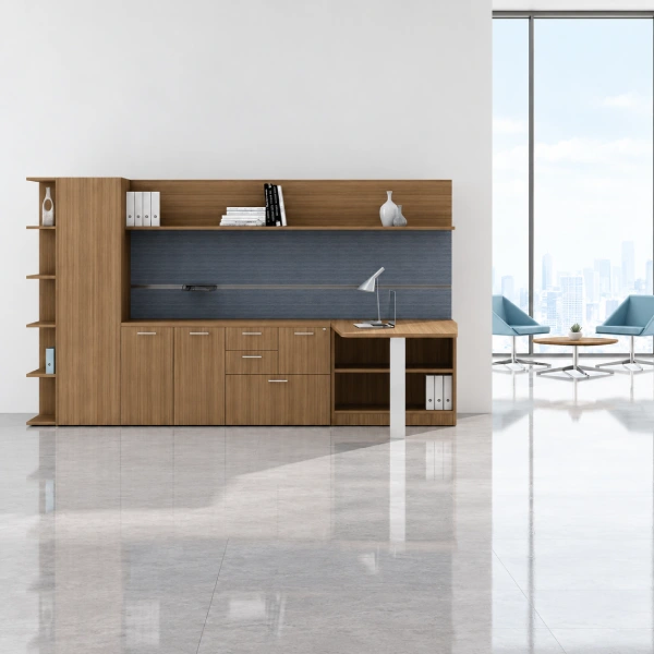 Indiana Gesso Executive Wood Veneer Desk-product