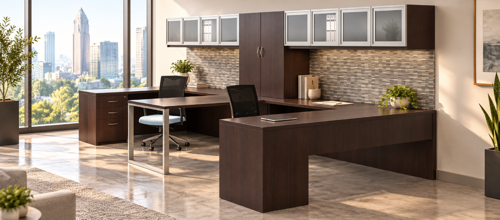 Indiana Madera Modern Laminate Desk