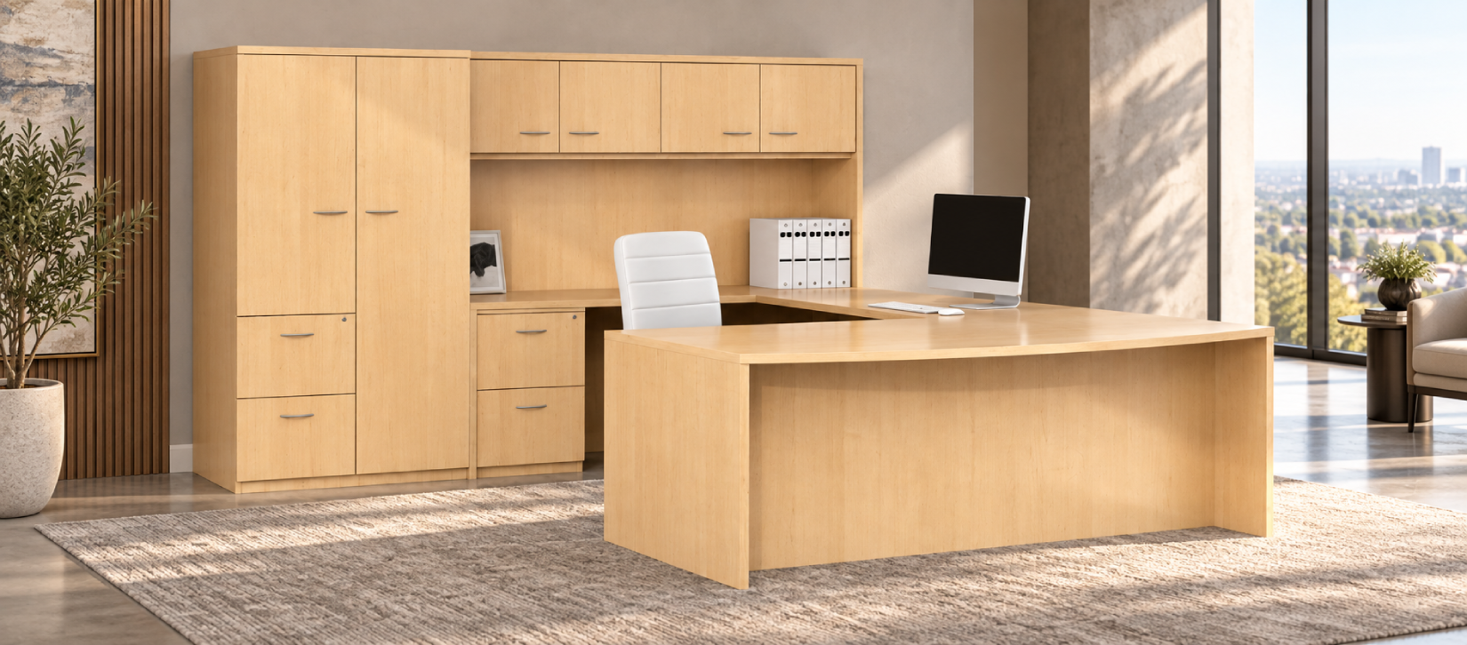 Indiana Madera Modular Office Desk