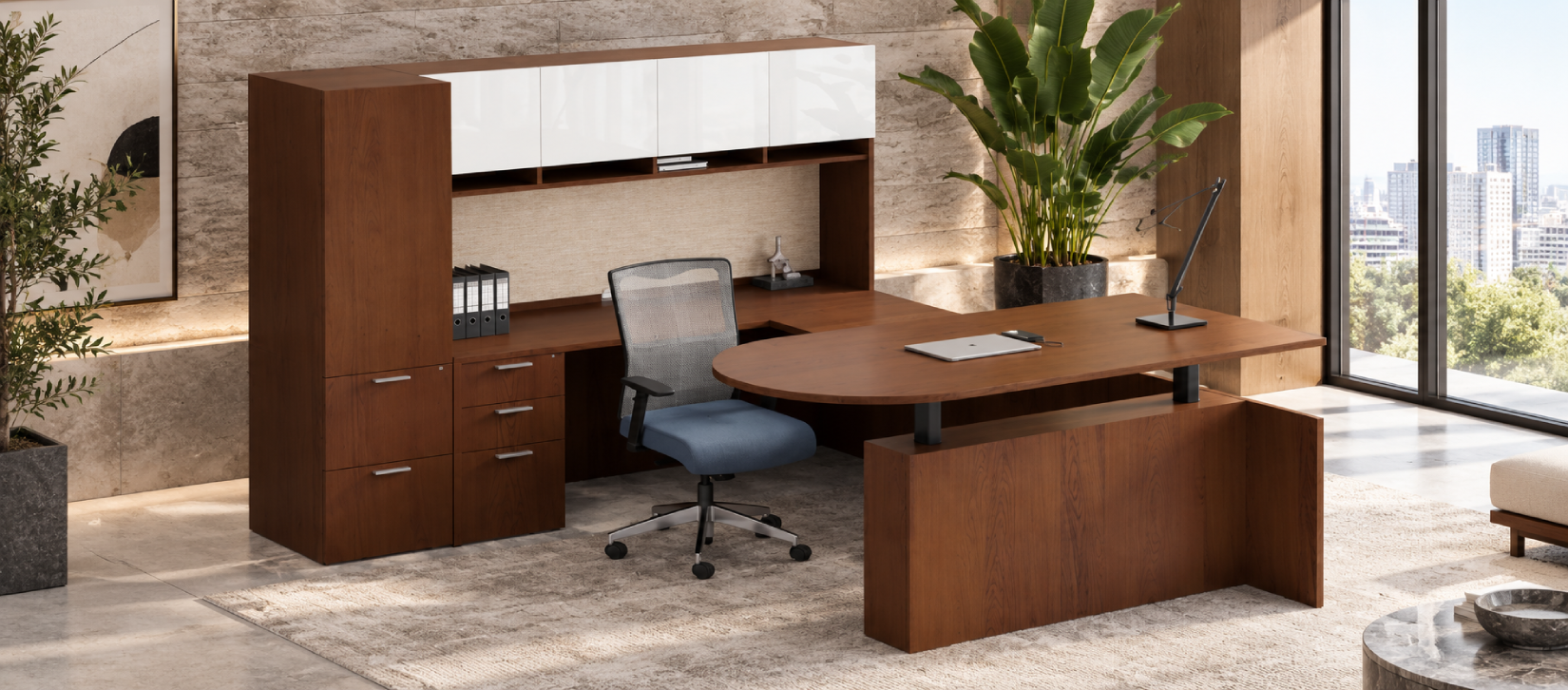 Indiana Sit-Stand Office Desk