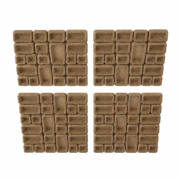 Luna Felt Ceiling Cloud - Italian Walnut
