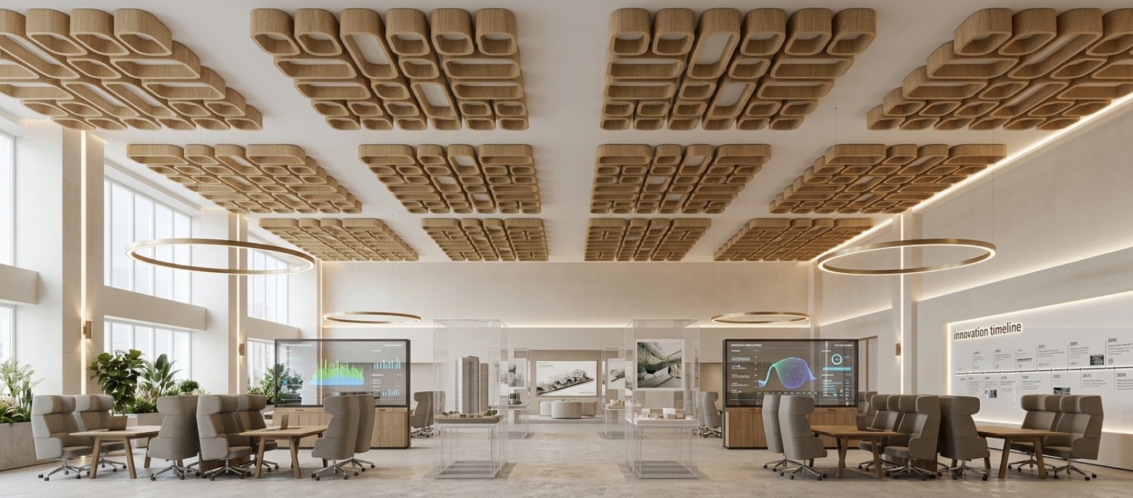 Luna Felt Ceiling Cloud - Plywood
