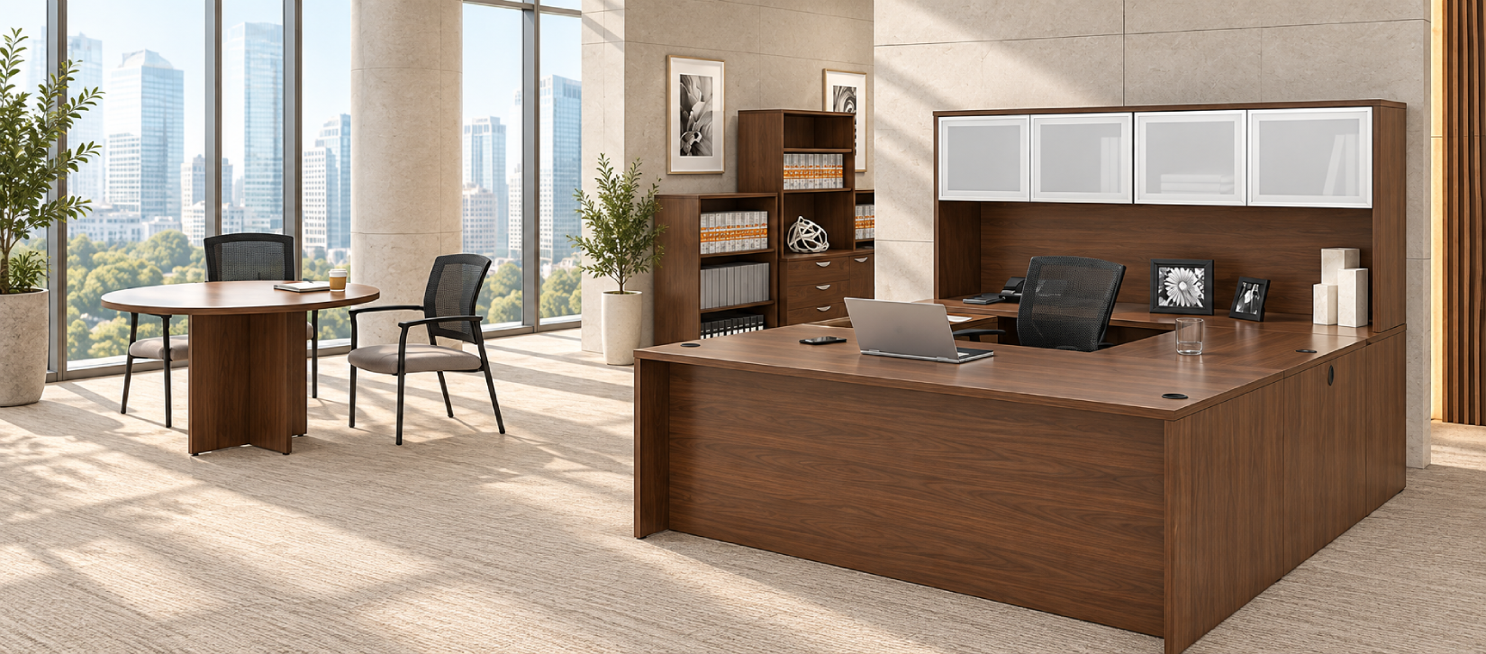 OTG Contemporary Laminate Workstation Series