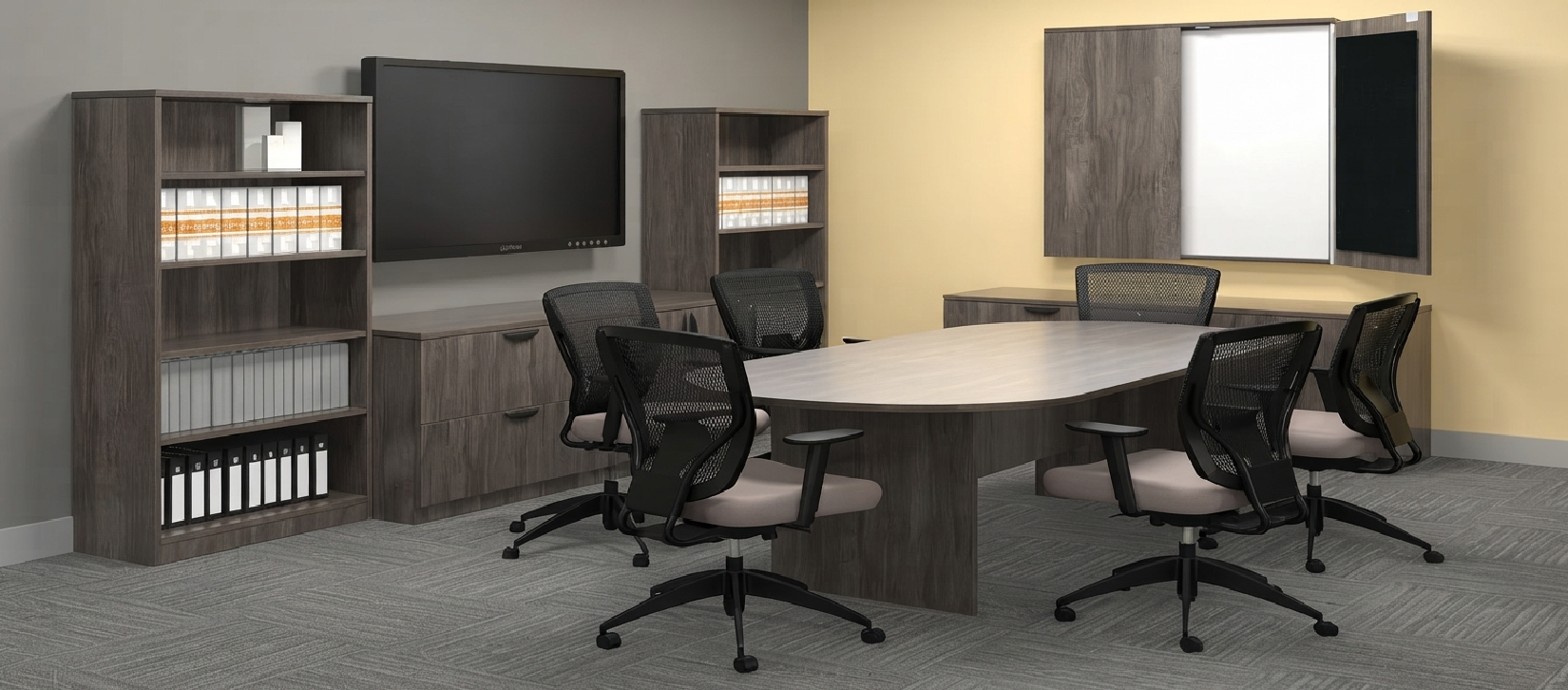 Offices To Go Meeting Tables Series Boat Shaped Conference
