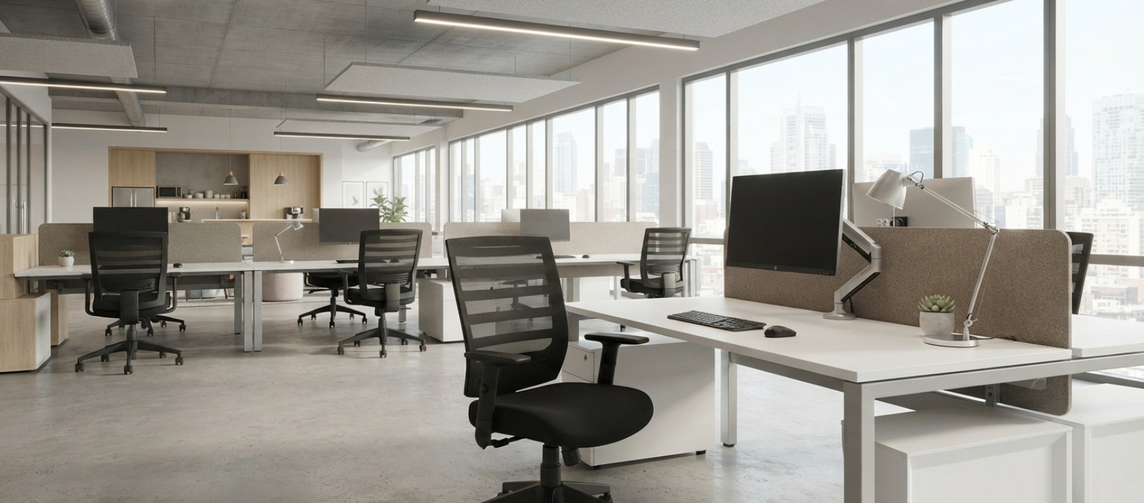 Offices To Go OTG11920B Adjustable Arm Mesh Tilter Chair