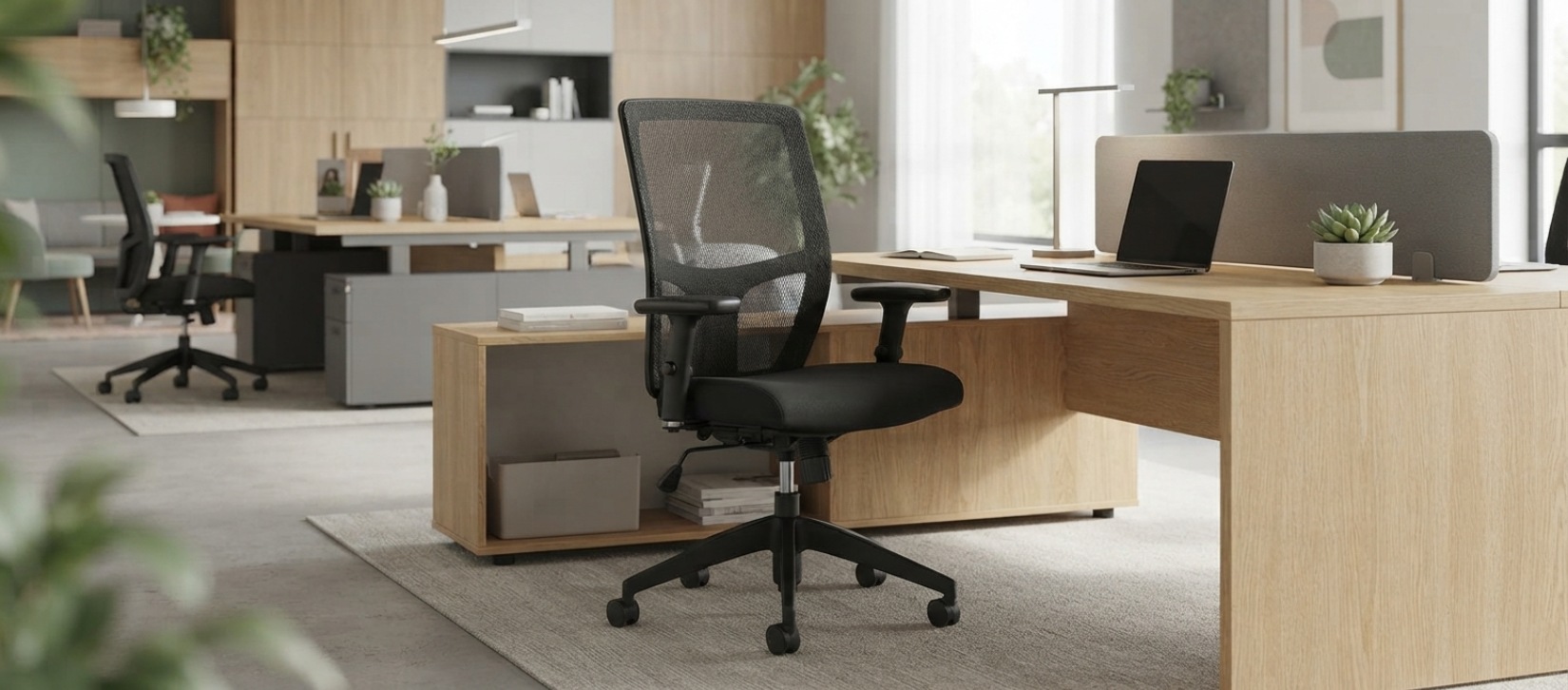 Offices To Go OTG3191B Y-Back Mesh Office Chair