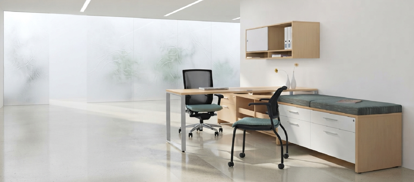 Princeton Freestanding Office Laminate Desk