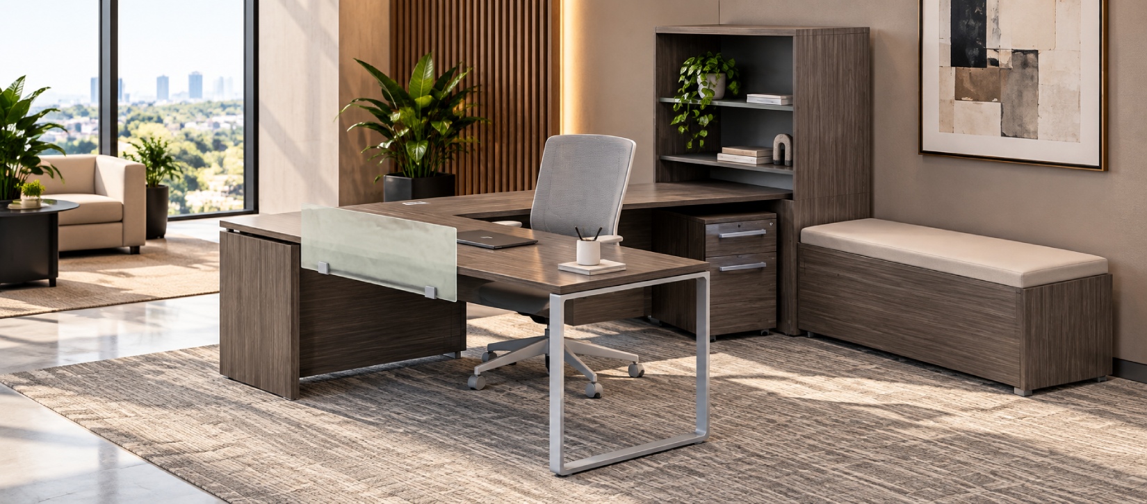 Princeton Freestanding Modular Laminate Desk - PRC505L