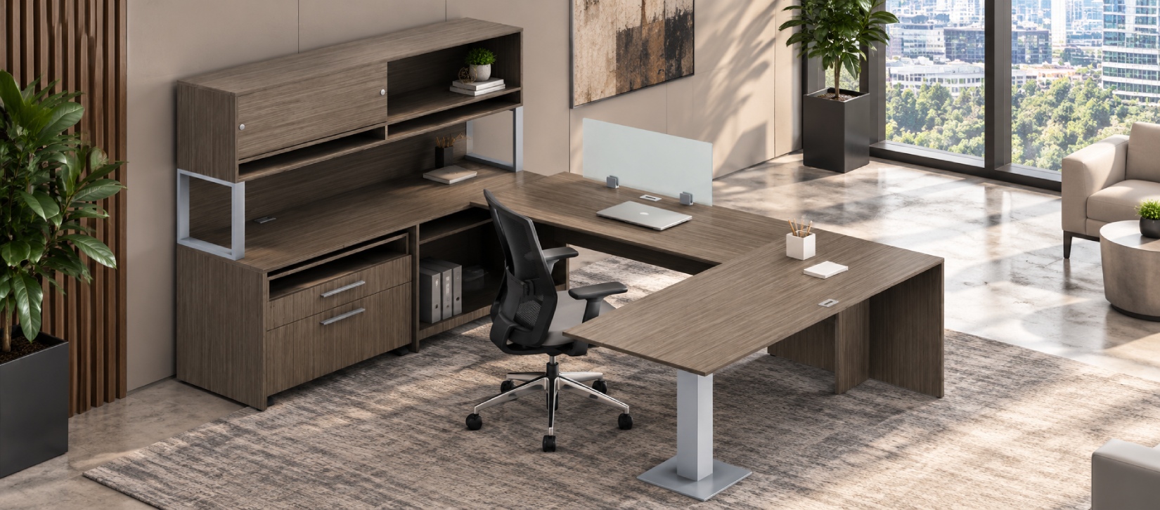 Princeton Freestanding Modular Laminate Desk - PRC506R