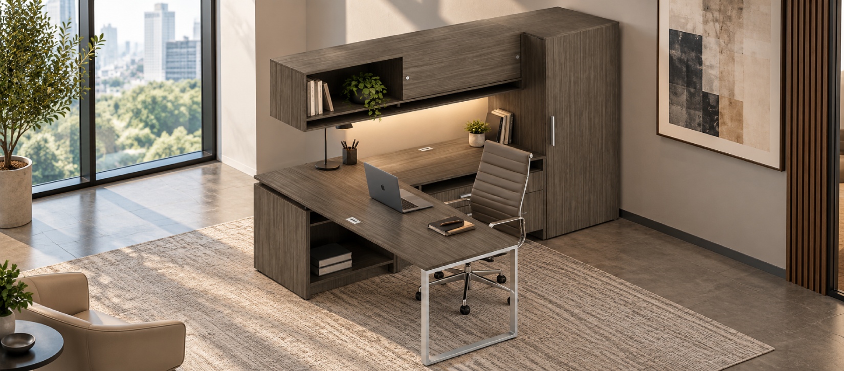 Princeton Freestanding Modular Laminate Desk - PRC508L