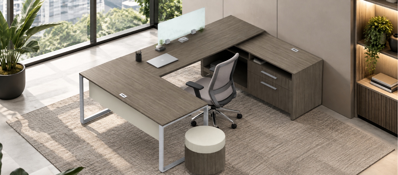 Princeton Freestanding Modular Laminate Desk - PRC509L