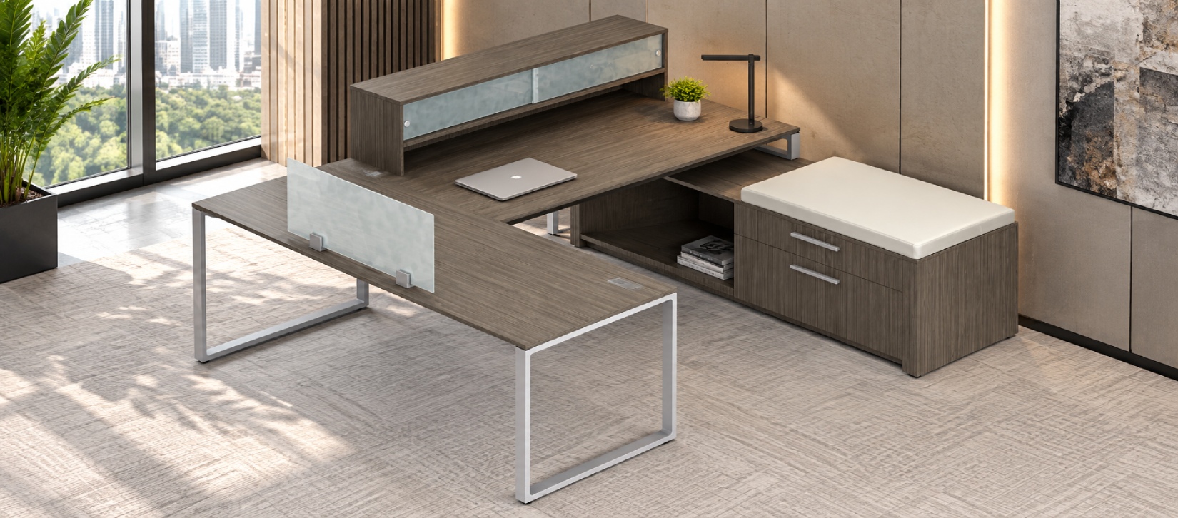 Princeton Freestanding Modular Laminate Desk - PRC510L