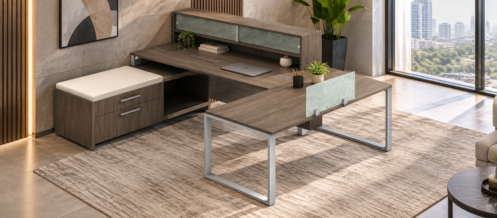 Princeton Freestanding Modular Laminate Desk - PRC510R