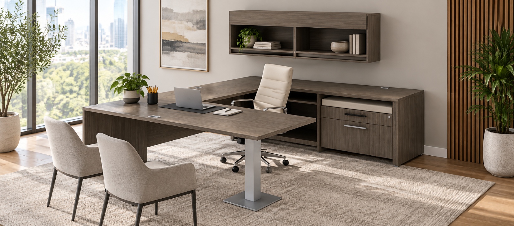 Princeton Freestanding Modular Laminate Desk - PRC512L