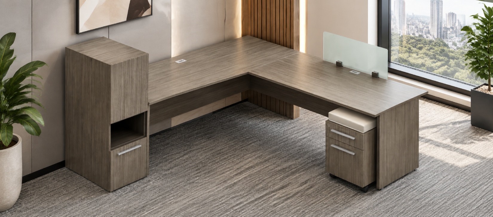 Princeton Freestanding Modular Laminate Desk - PRC515R