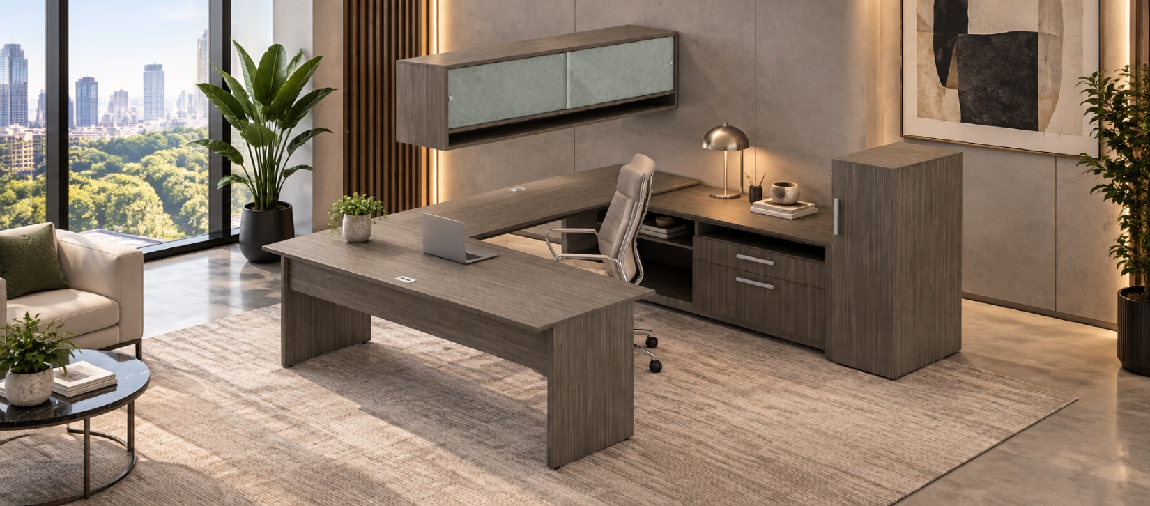 Princeton Freestanding Modular Laminate Desk - PRC516L