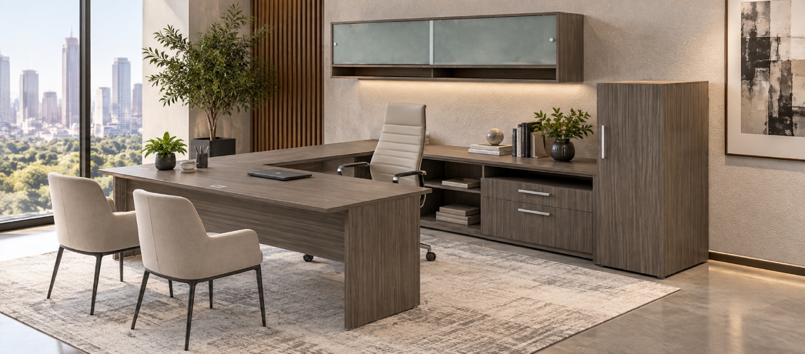 Princeton Freestanding Modular Laminate Desk - PRC516R