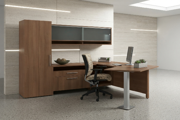 Princeton Freestanding Office Desk with Modular Design