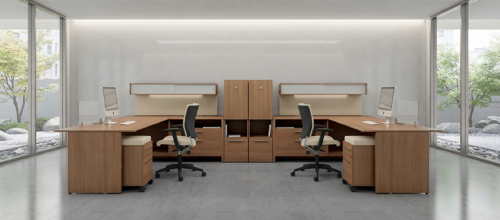 Princeton Laminate Modular Executive Desk
