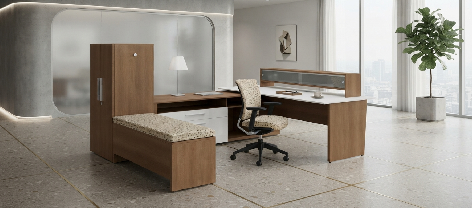 Princeton Modern Modular Laminate Workstation