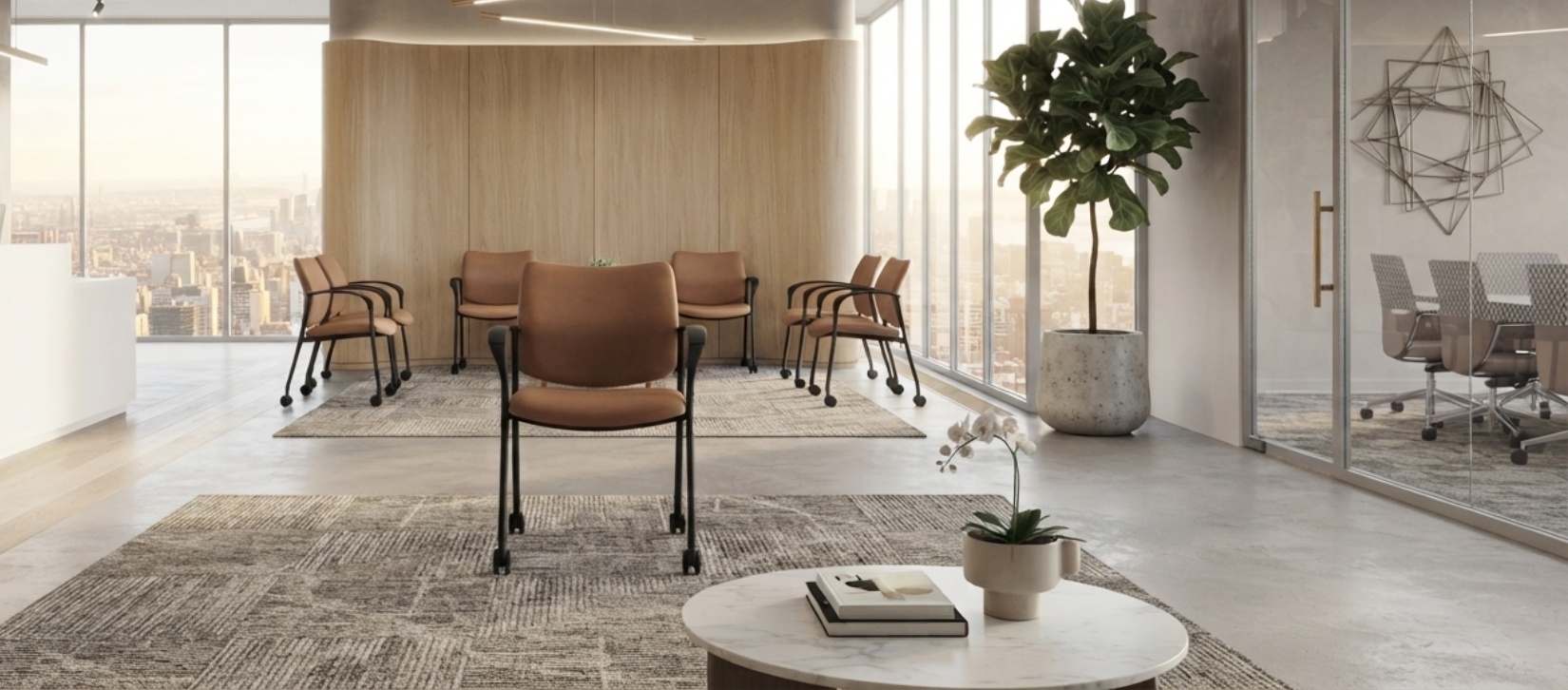 Sidero Caster Guest Chair
